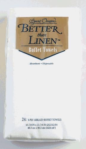 Better than Line White Guest Towels/Napkins 288 per Box