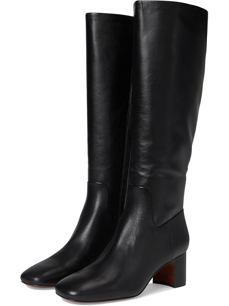 Black Vince Kellan Tall Zip Tall Boots