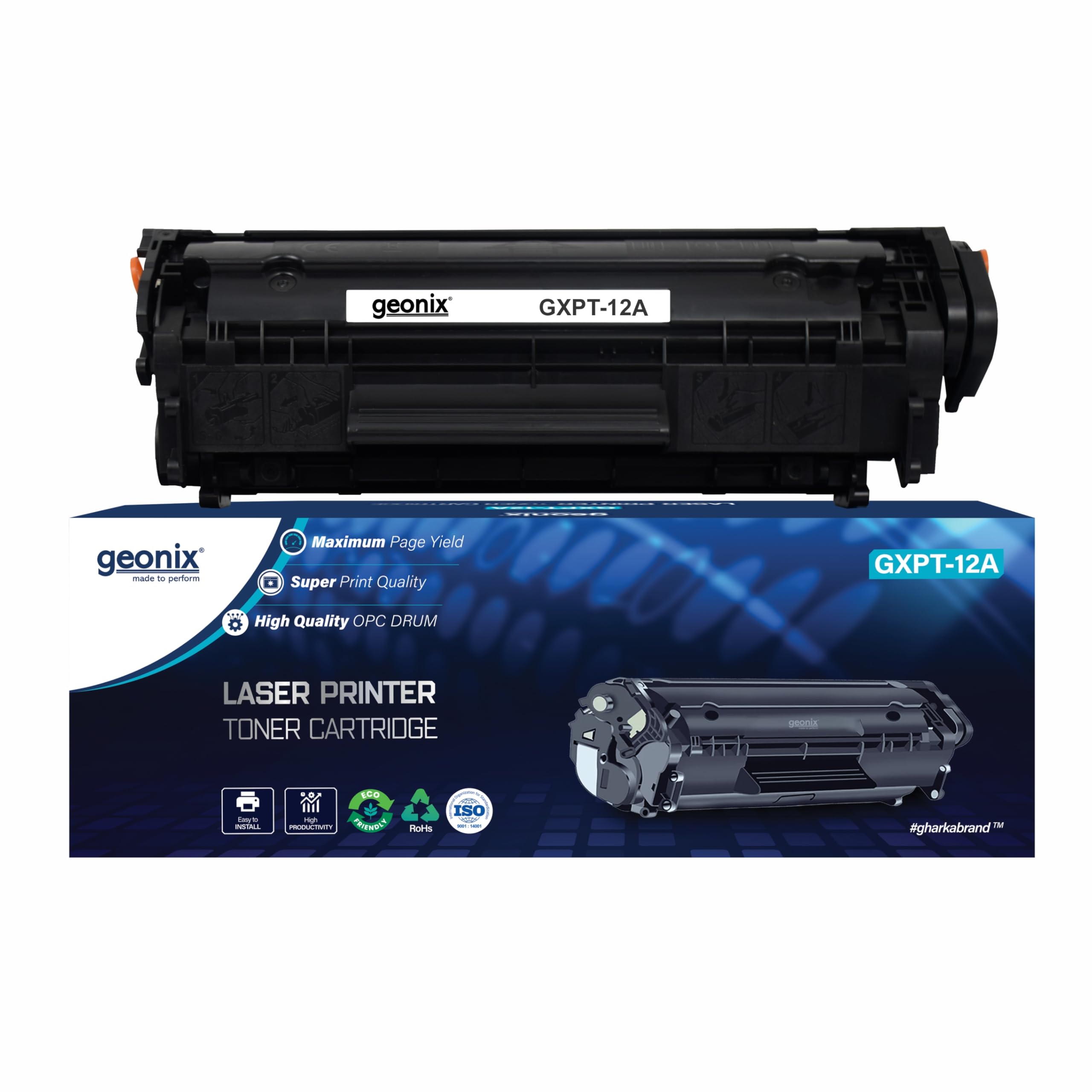 GEONIX 12A Laser Printer Cartridge Compatible with 1020, M1005