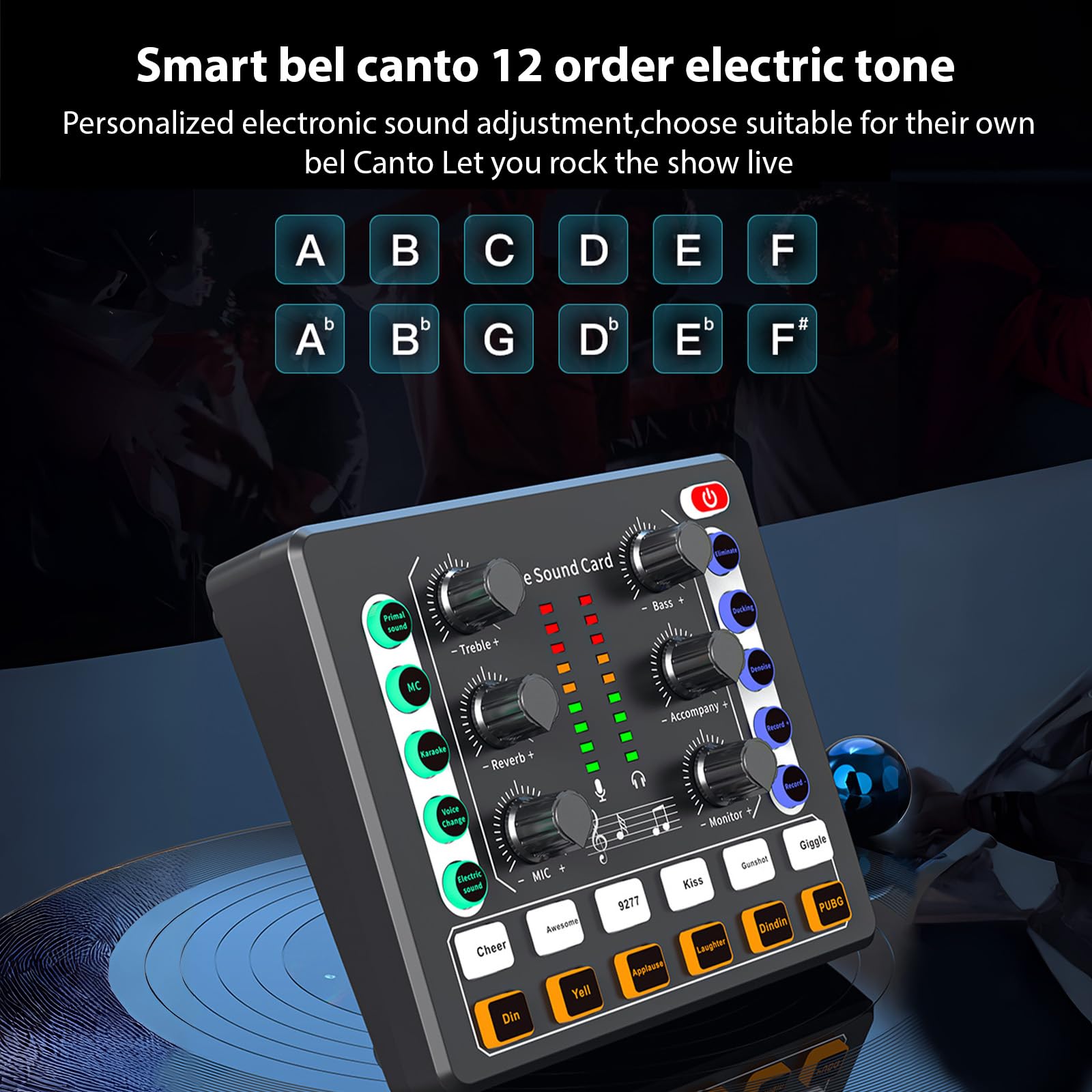 Podcast Equipment Pack Podcast Equipment Pack Live Soundkarte Kit Kondensator Mikrofon Plug & Play Podcast Mikrofon Voice Changer Live Soundkarte zum Leben Streaming Recording Gesang