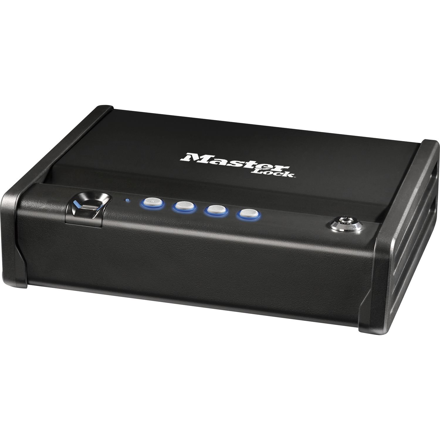 Master Lock Petit Coffre-fort Biométrique, Ouverture par Empreintes Digitales, Idéal pour argent, bijoux, passeports