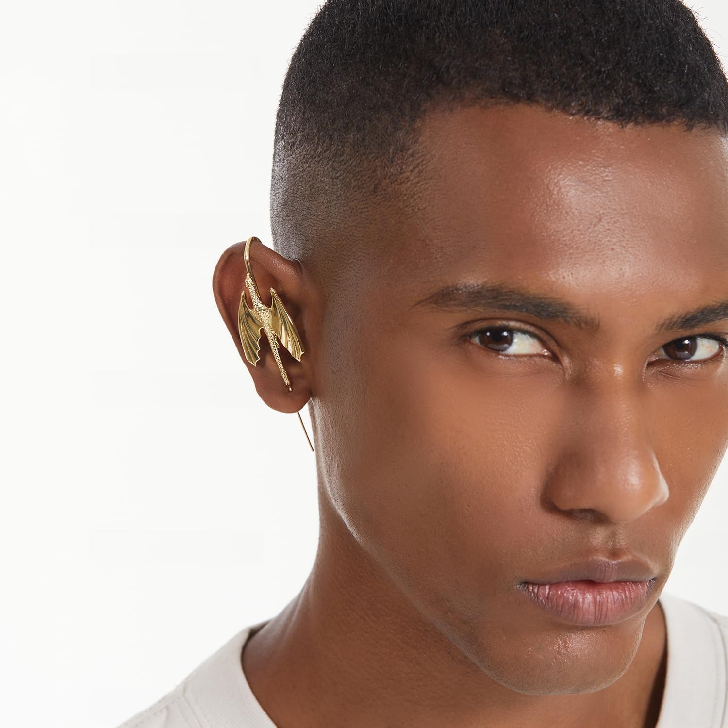 Stormscale Helix Hook Earrings – Adjustable, Hypoallergenic, Unisex Ear Cuff Style