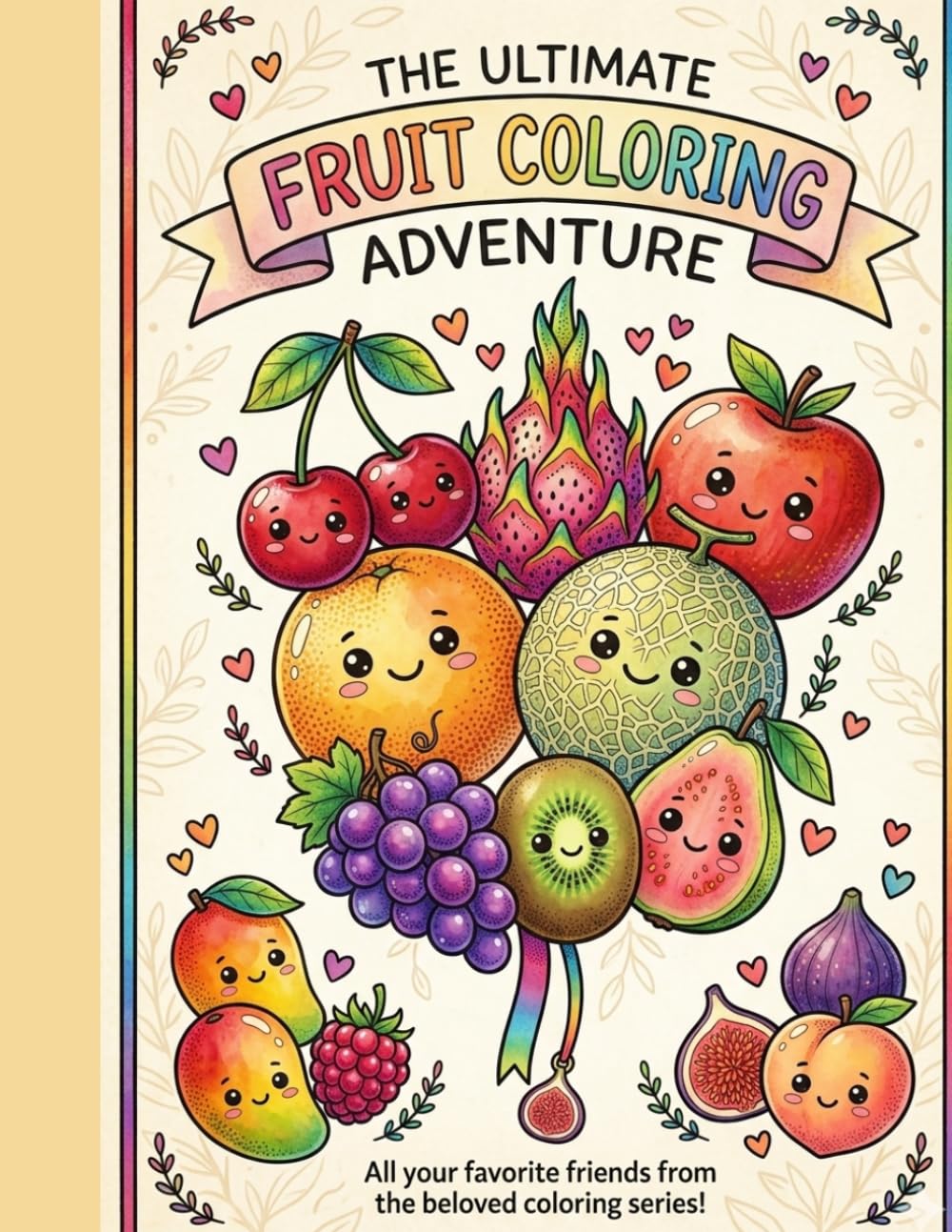 Kid's Fruit Coloring Book