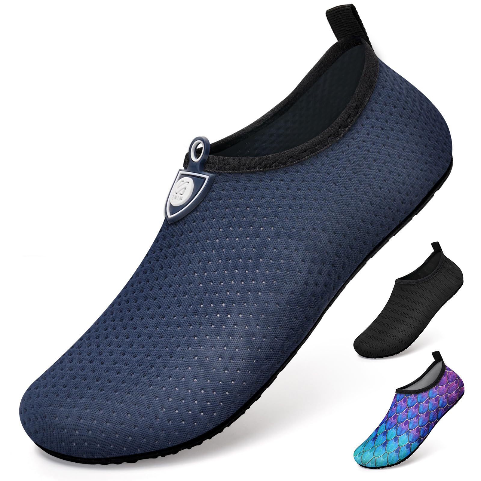 WateLves Water Shoes for Women Men Children Unisex Bathing Shoes Swimming Shoes Beach Shoes Quick-Drying Aqua Shoes Surf Shoes Barefoot Shoes