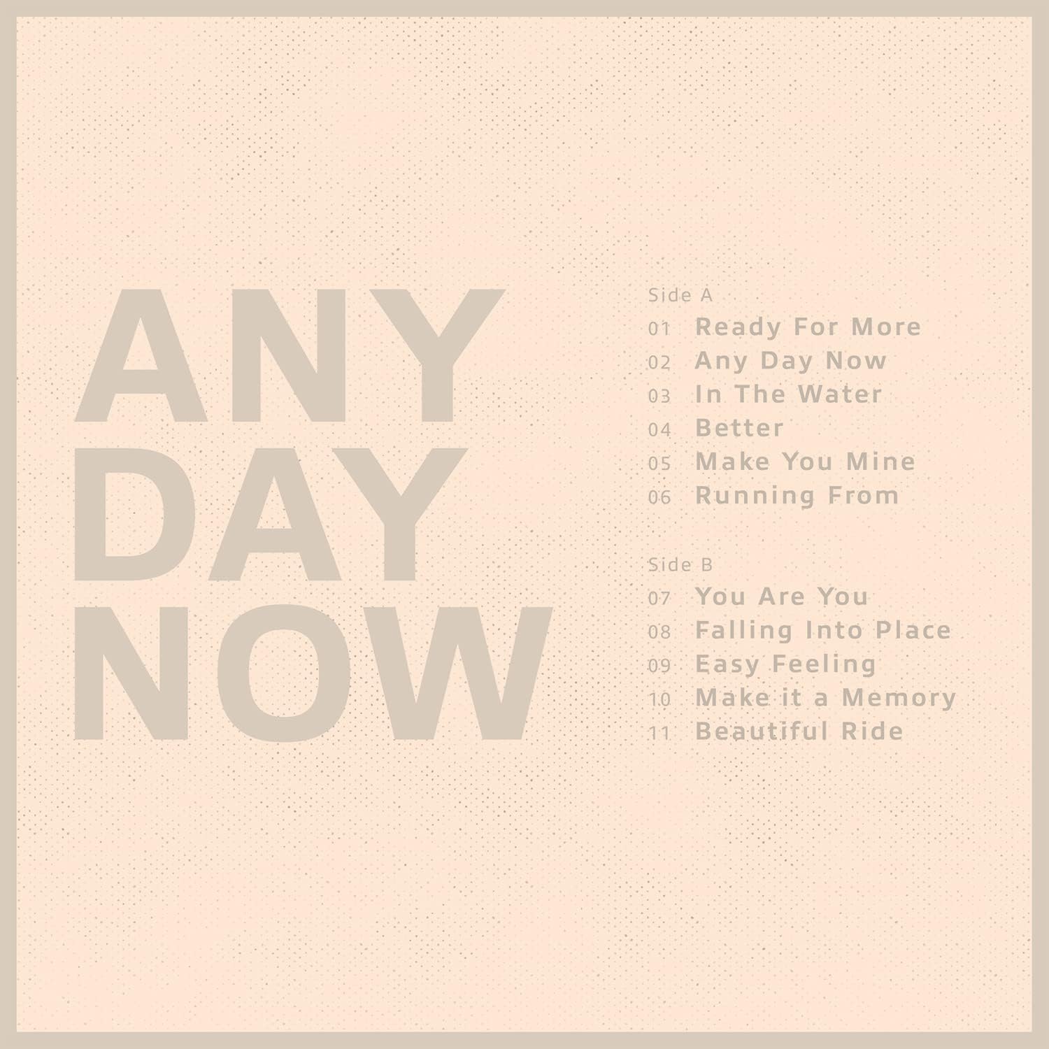 ANY DAY NOW (CRYSTAL CLEAR VINYL) por Krezip — capa do álbum