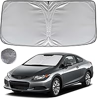 Vista 94 de KAYZT Parasol para parabrisas para Toyota Camry 2012-2017 LE XLE Hybrid SE XSE Sedan plegable, accesorios de ajuste personalizado para ventana