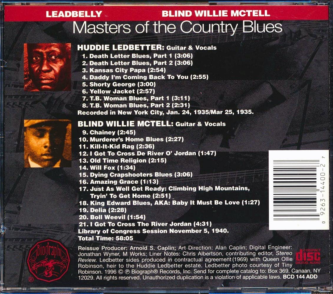Masters of The Country Blues