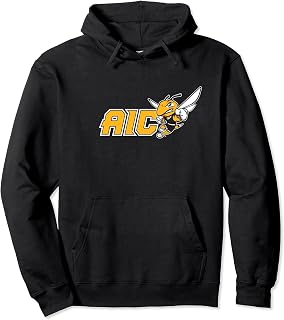 American International College AIC Yellow Jackets Pullover Hoodie