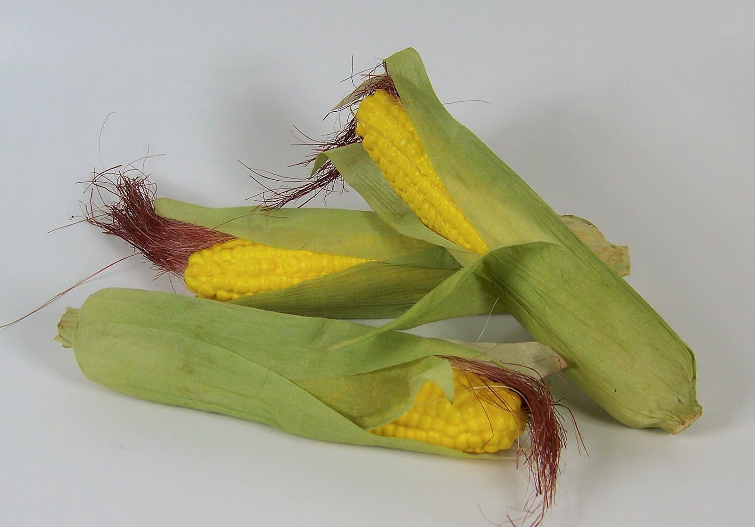 Designer One Artificial Faux Fake Corn with Husk Vegetable