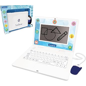 Lexibook Kids Educational Laptop Large Screen JC599i3 | German/English, 170 activities, large screen, educational games and m
