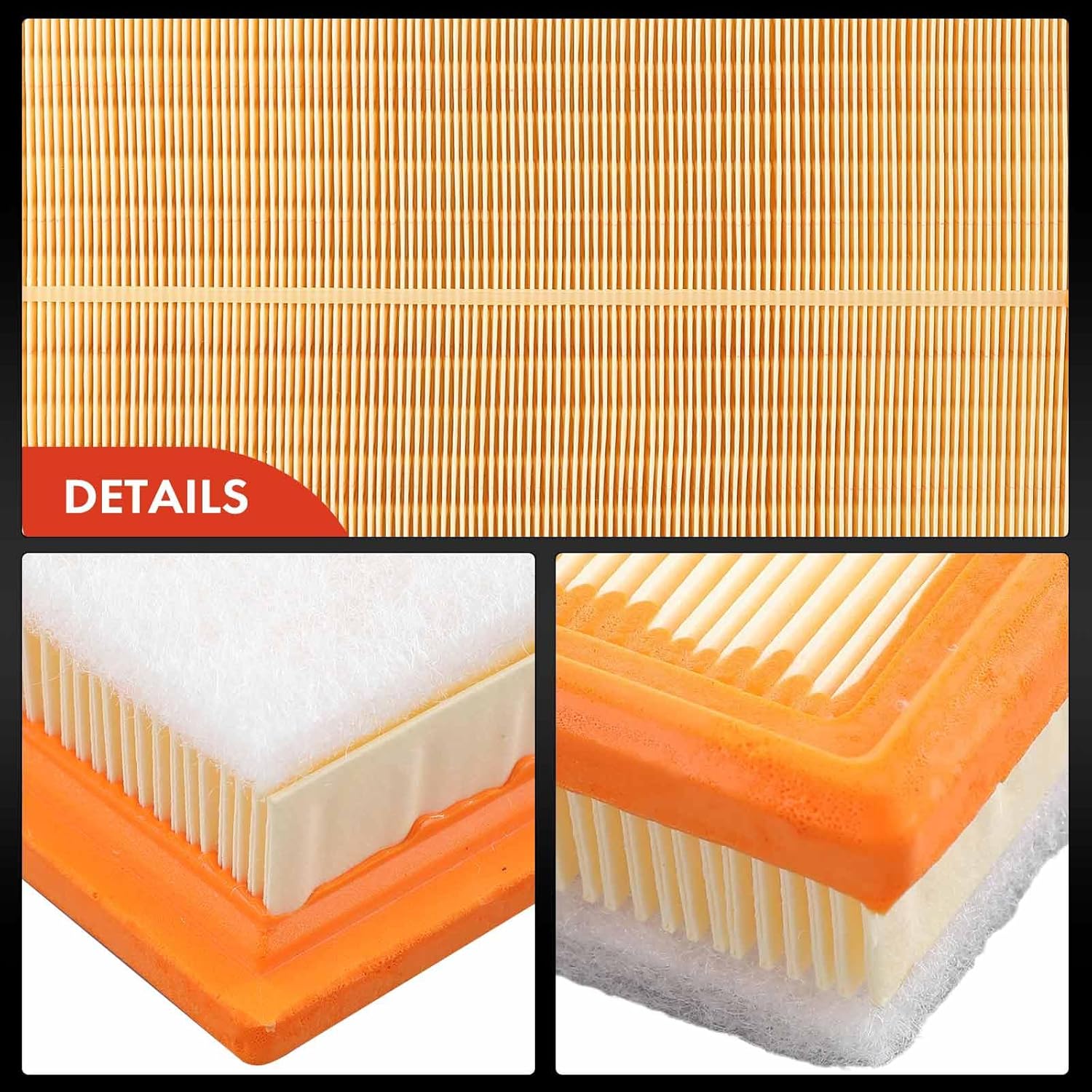A-Premium Engine Air Filter Compatible with Jeep Compass 2023-2025 & Dodge Hornet 2023-2025 & Alfa Romeo Tonale 2025, 2.0L