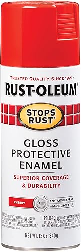 Vista 28 de Rust-Oleum 7776830 - Pintura en aerosol para prevención del óxido, 12 onzas, negro plano