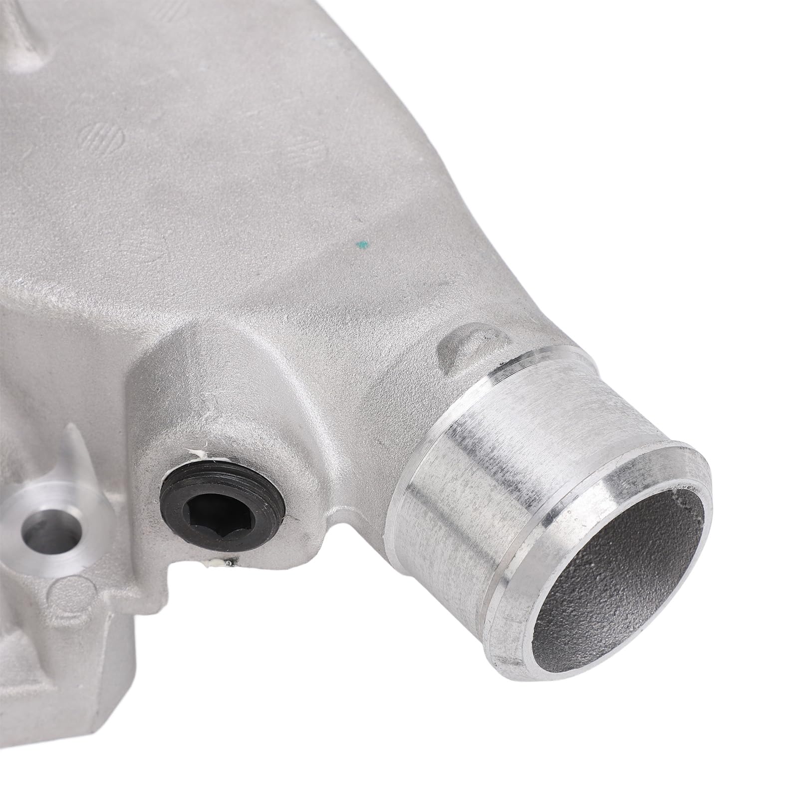 Cocoarm Pompa dell'acqua Corta Ad Alto Volume, Girante Diritta Pompa dell'acqua Ad Alto Flusso Meccanica in Metallo, Gomma Satinata Spazzolata, Flusso di Refrigerante del 40% in più per Motore 454