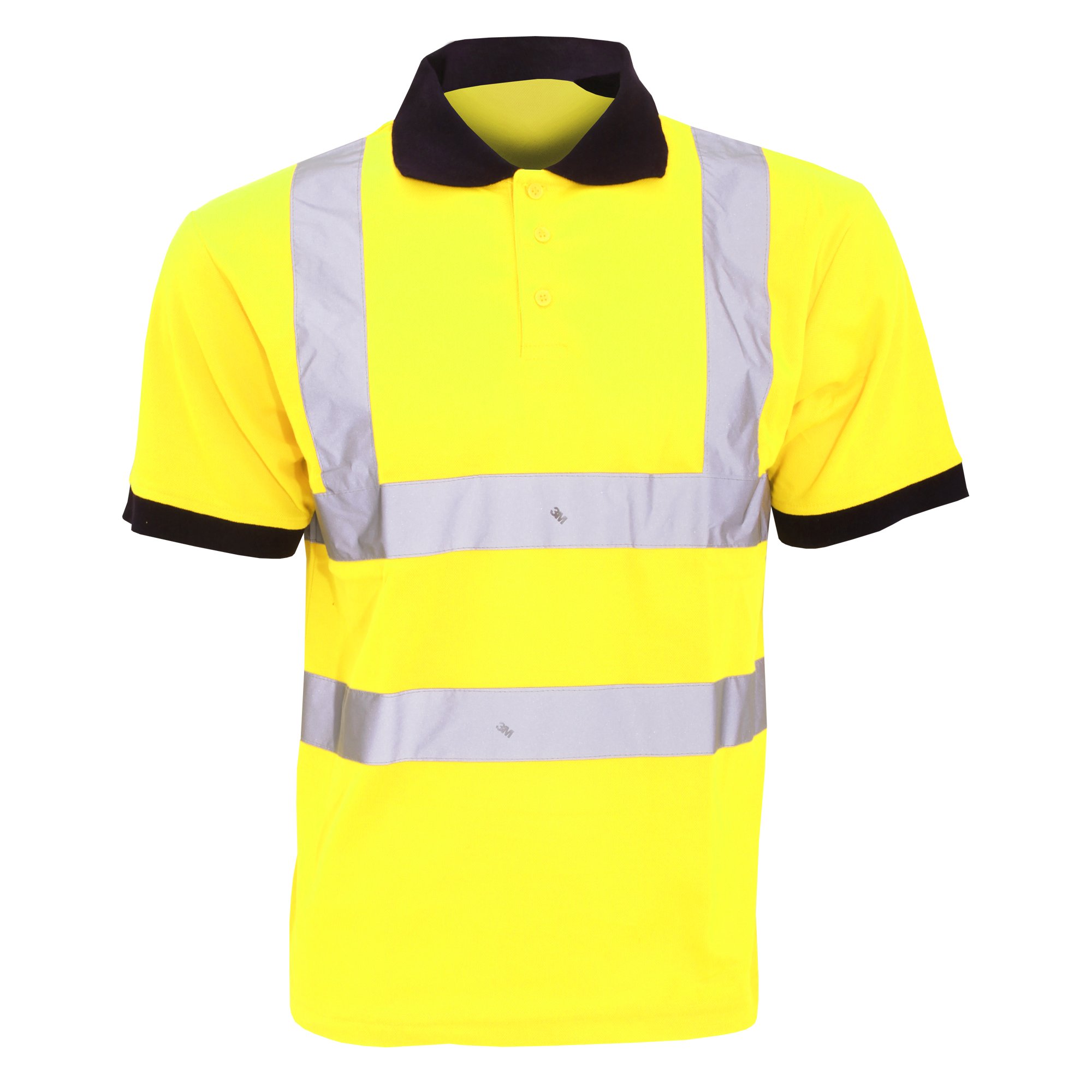 YOKO - Polo Haute visibilité à Manches Courtes - Homme (Lot de 2)
