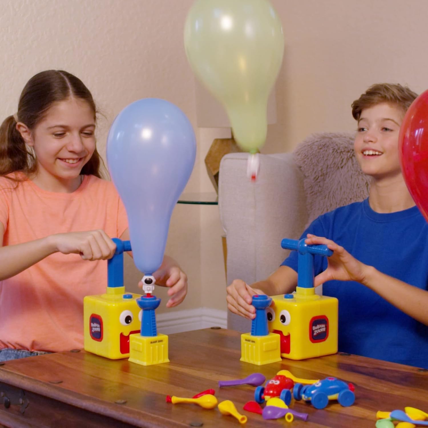 Buy Ontel Balloon Zoom - Balloon-Powered Race Car and Rocket Launcher ...