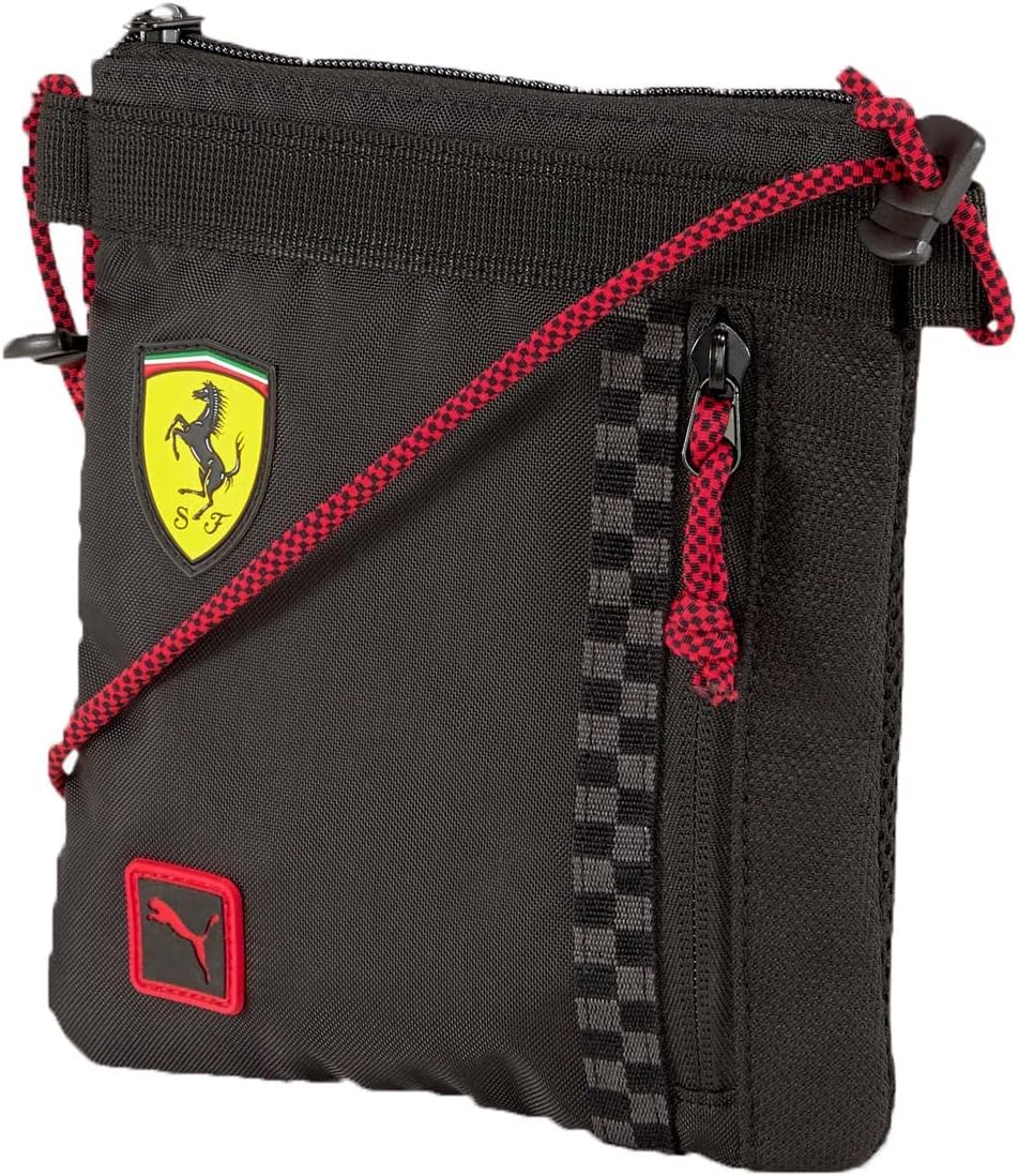 PUMA x Scuderia Ferrari Fanwear Double Portable Shoulder Bag (Black)