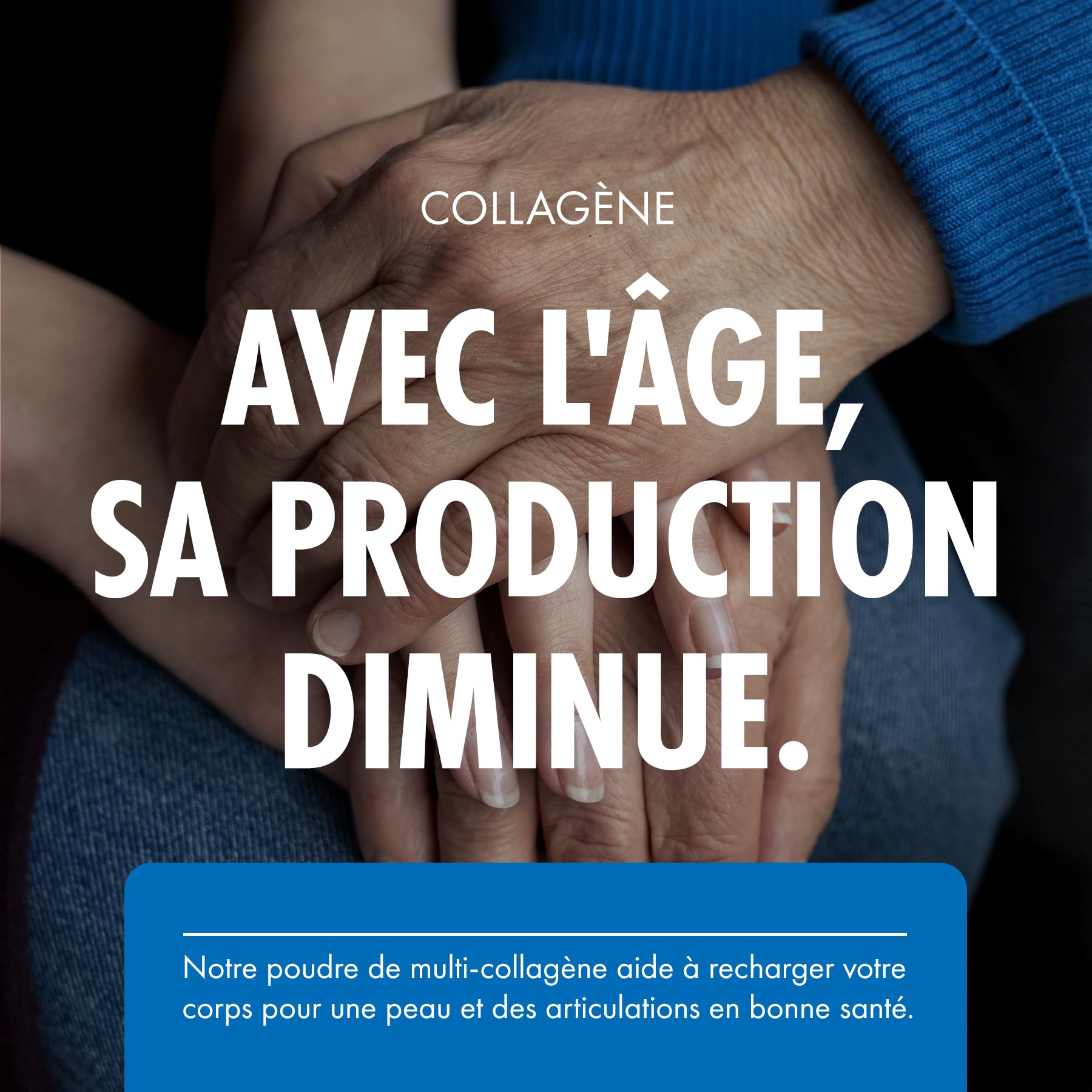 Incite Nutrition Multi Collagène Poudre Non Aromatisée 500 g. Source de Collagene Types 1, 2, 3 et 5. Complément pour la Peau, les Articulations, les Os, les Cheveux et la Récupération Musculaire.