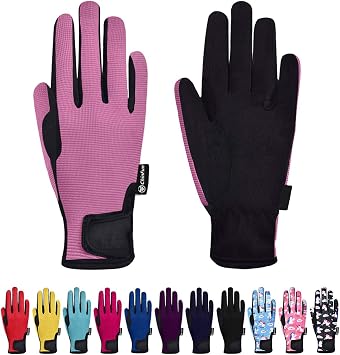 ChinFun Horse Riding Glove Equestrian Gloves Kids for Boys Girls Horseback Riding Gloves Grip for Youth Children Riding Sports Biking Cycling Gardening