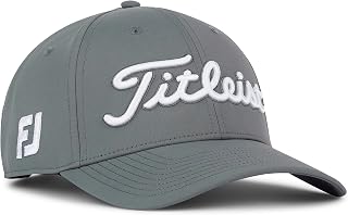 Titleist Men's Tour Performance Golf Hat - 4-Way Stretch, UPF 50+ Protection, Moisture-Wicking Comfort