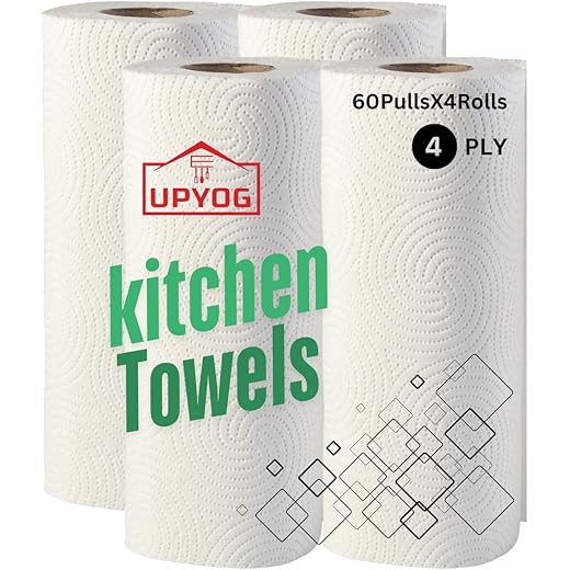 UPYOG 4 Ply Kitchen Tissue Roll 240 pulls