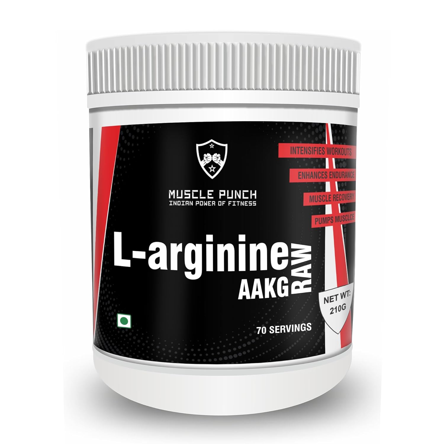 Muscle Punch Larginine raw AAKG Testo Booster 100 Purest and