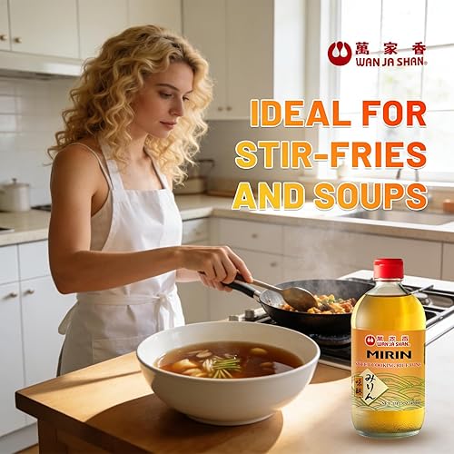 Miniatura 5 de WAN JA SHAN Vino de arroz dulce Mirin, 15 FZ