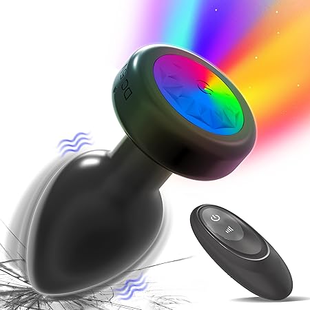 Southern Lights - Vibrating Light Up Anal Probe -  Purple