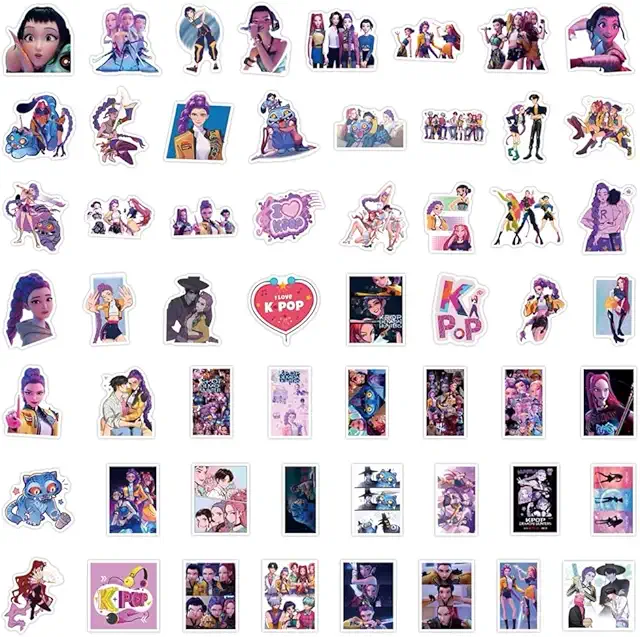 110 Kpop Sticker Set - Wasserdichte Vinyl-Aufkleber für Teenager