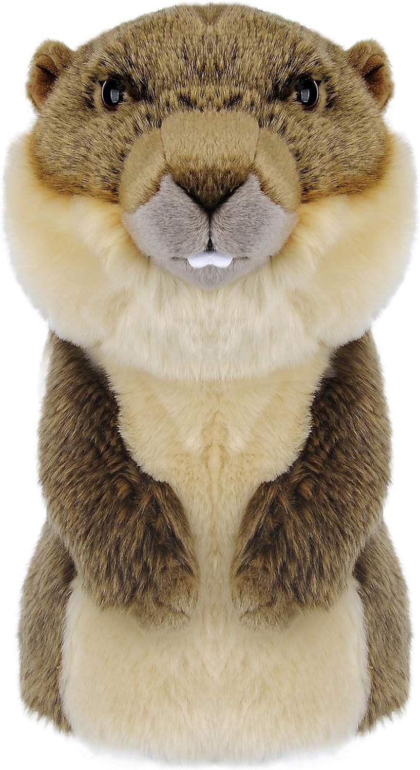 Golf Club Covers, Gopher/Sloth Golf Club Head Covers for Clubs, Novelty Realistic Headcover Animal Plush Golf Club Protector Gifts for Men/Women