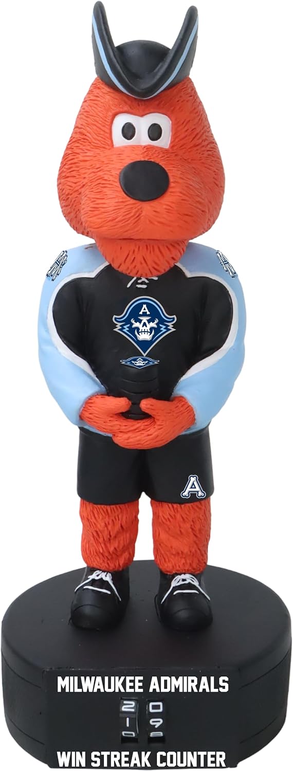 Roscoe Milwaukee Admirals Win Streak Tracker Bobblehead AHL Hockey