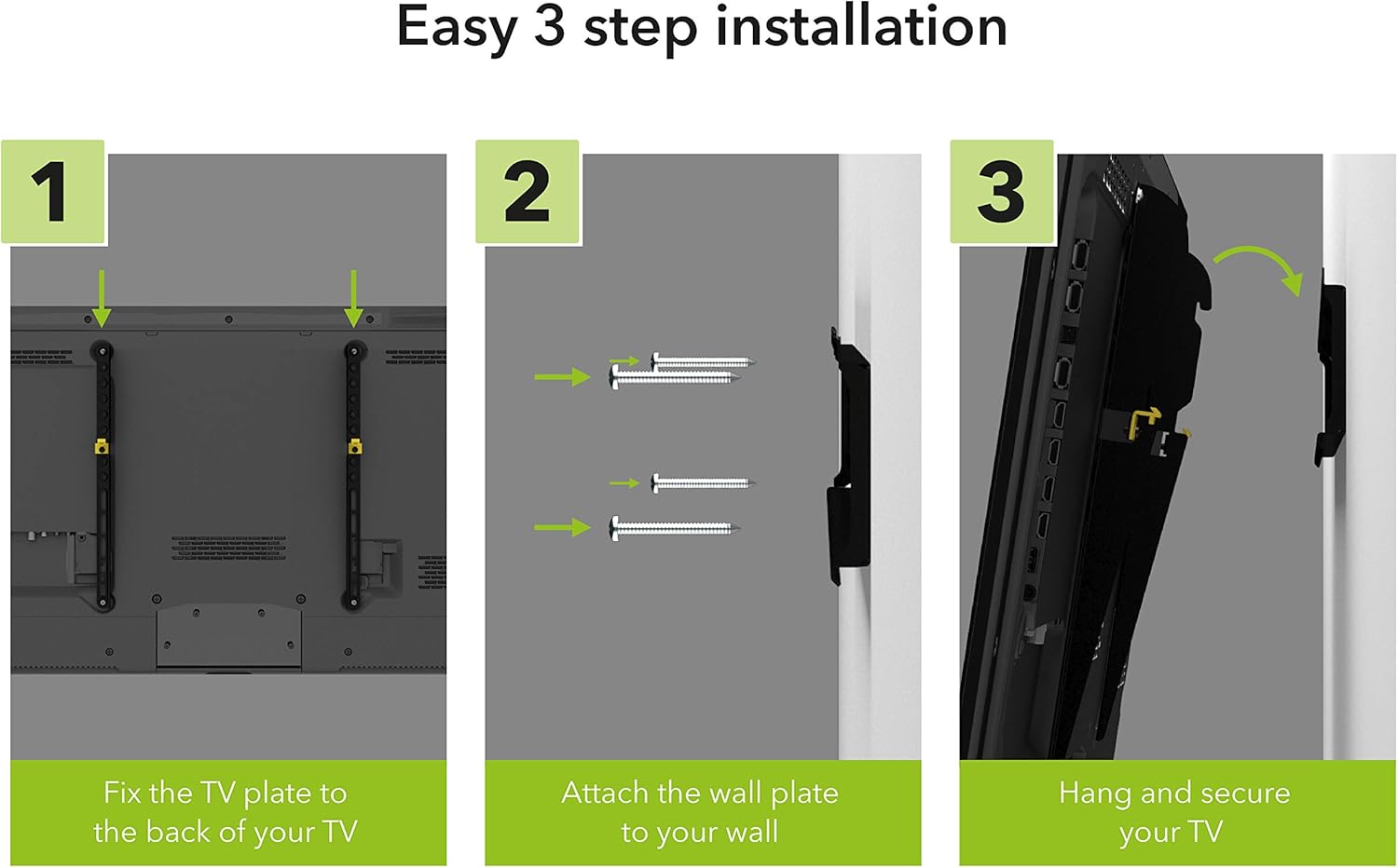 Buу 1 gеt 1 AVF EL800B-A Flat to Wall, Low Profile TV Wall Mount for 40-Inch to 80-Inch TVs, Black, Fits Most 40”, 42”, 46”, 47”, 50”, 55”, 60”, 65”, 70”, 75”, 80”. Universal Bracket and VESA 50x50 to 600x400 Hоlіdау Dеаlѕ 🛒 AVF EL800B-A Flat to Wall, Low Profile TV Wall Mount for 40-Inch to 80-Inch TVs, Black, Fits Most 40”, 42”, 46”, 47”, 50”, 55”, 60”, 65”, 70”, 75”, 80”. Universal Bracket and VESA 50x50 to 600x400