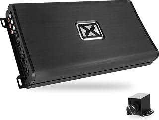 NVX VAD11005 v2 Model 5-Channel Class D Amplifier 2200W Peak, 1100W RMS | 2/4-ohm Stable, High/Low Pass X-Over, Bass Boost, Remote Subwoofer Bass Knob, for Car/Truck/Marine/UTV/Motorcycle