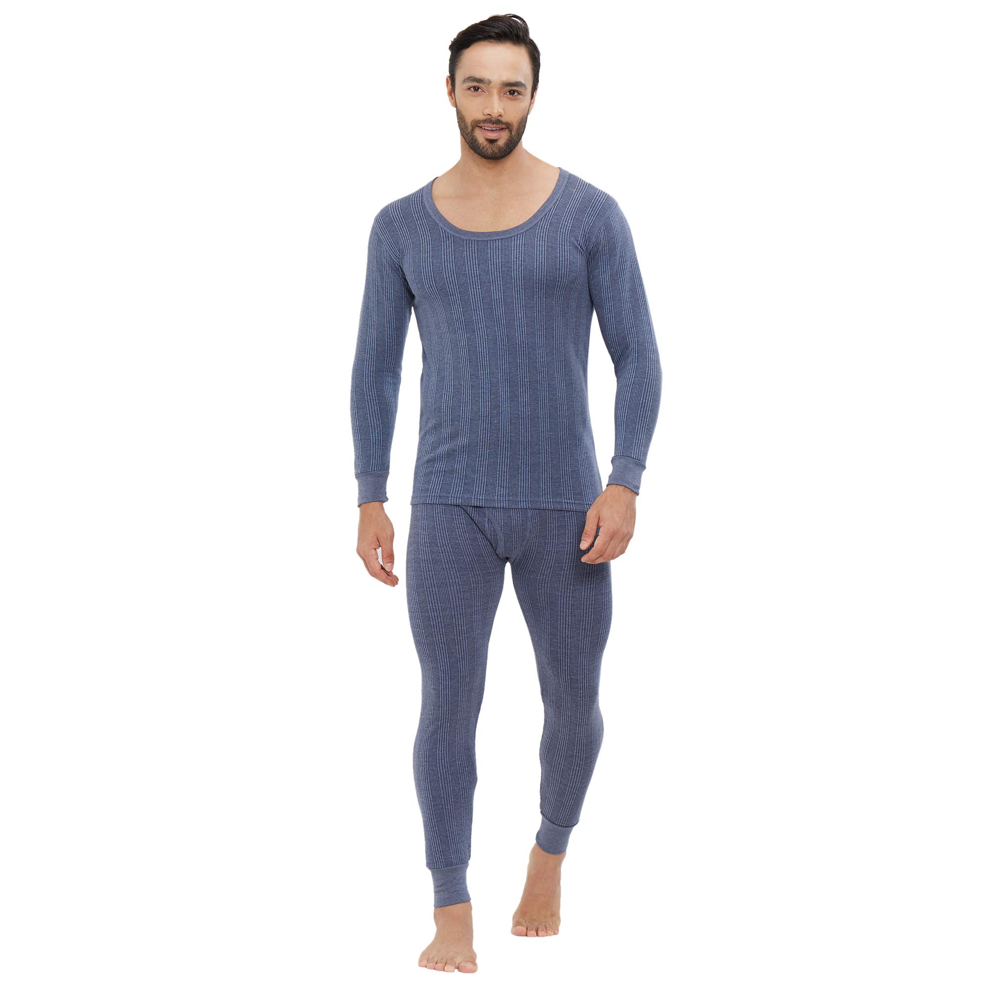 AM-PMMEN'S INNER FULL BODY THERMAL SET - NAVY BLUE