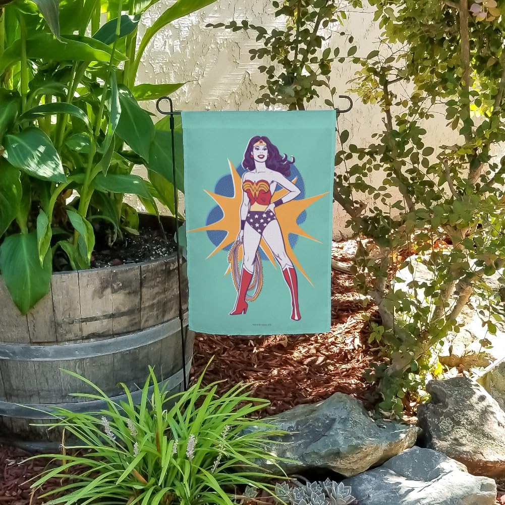 Wonder Woman Vintage Woman Garden Yard Flag