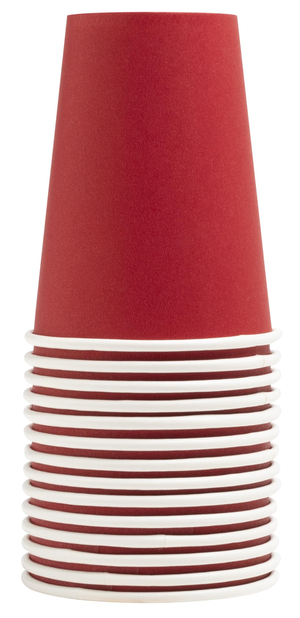 Pro Nappe - Ref 89115i - 15 Cups - 20cl - Cardboard - red