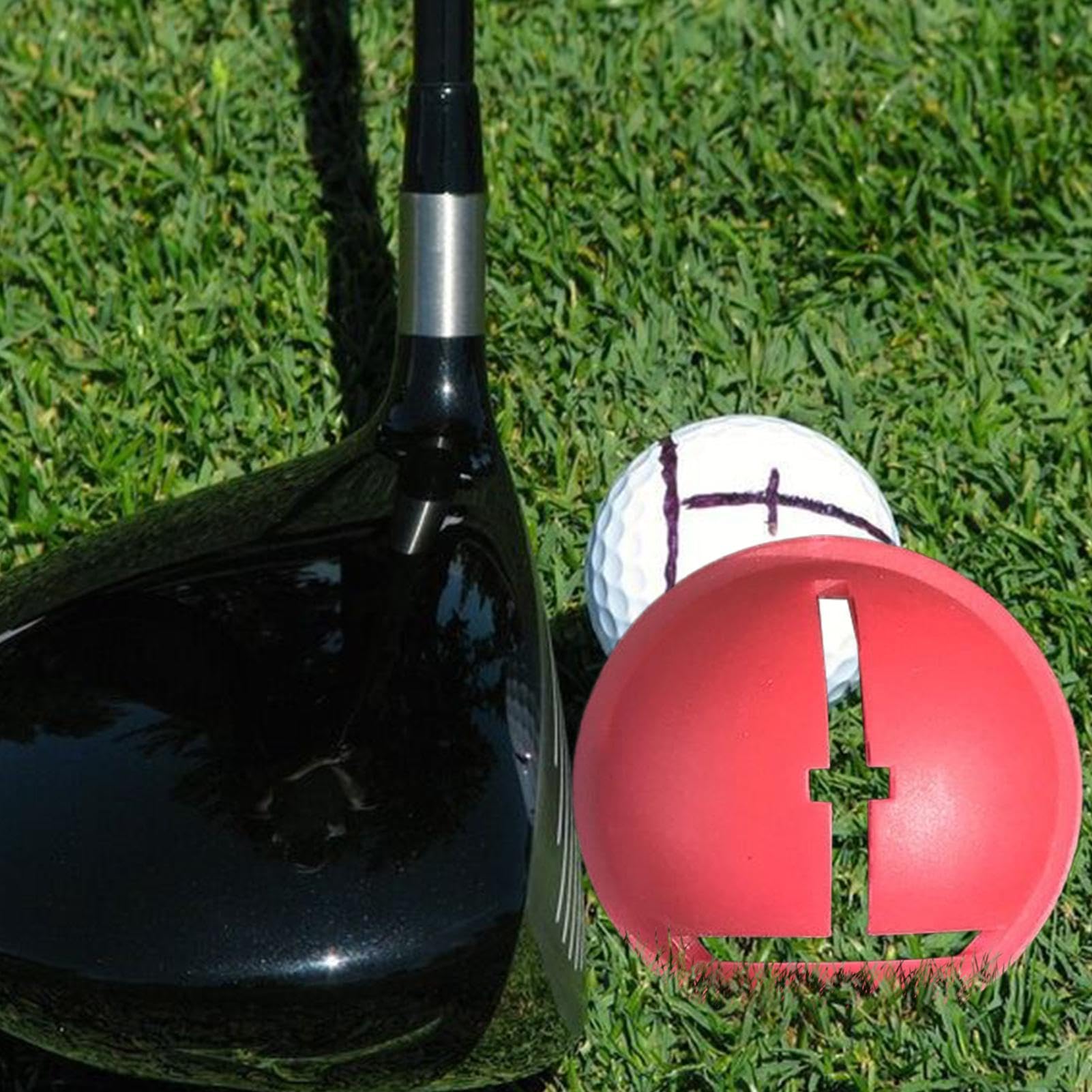 Golf Ball Line Marker | Professional Precision Ball Liner with Pen | Golf Line Drawing Marking Tool