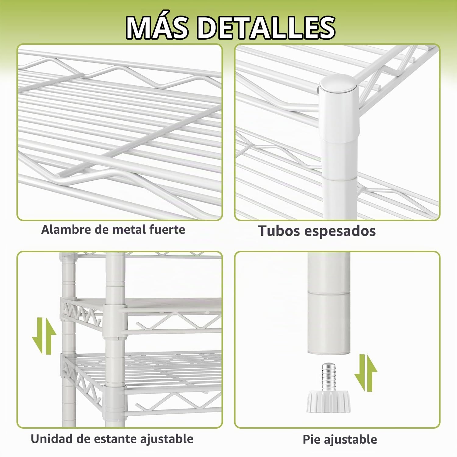 Armario de Ropa de Metal con 4 Cajones y Estantes Ajustables | Blanco, 90 × 40 × 180 cm, Burro de ropa para dormitorio o vestidor