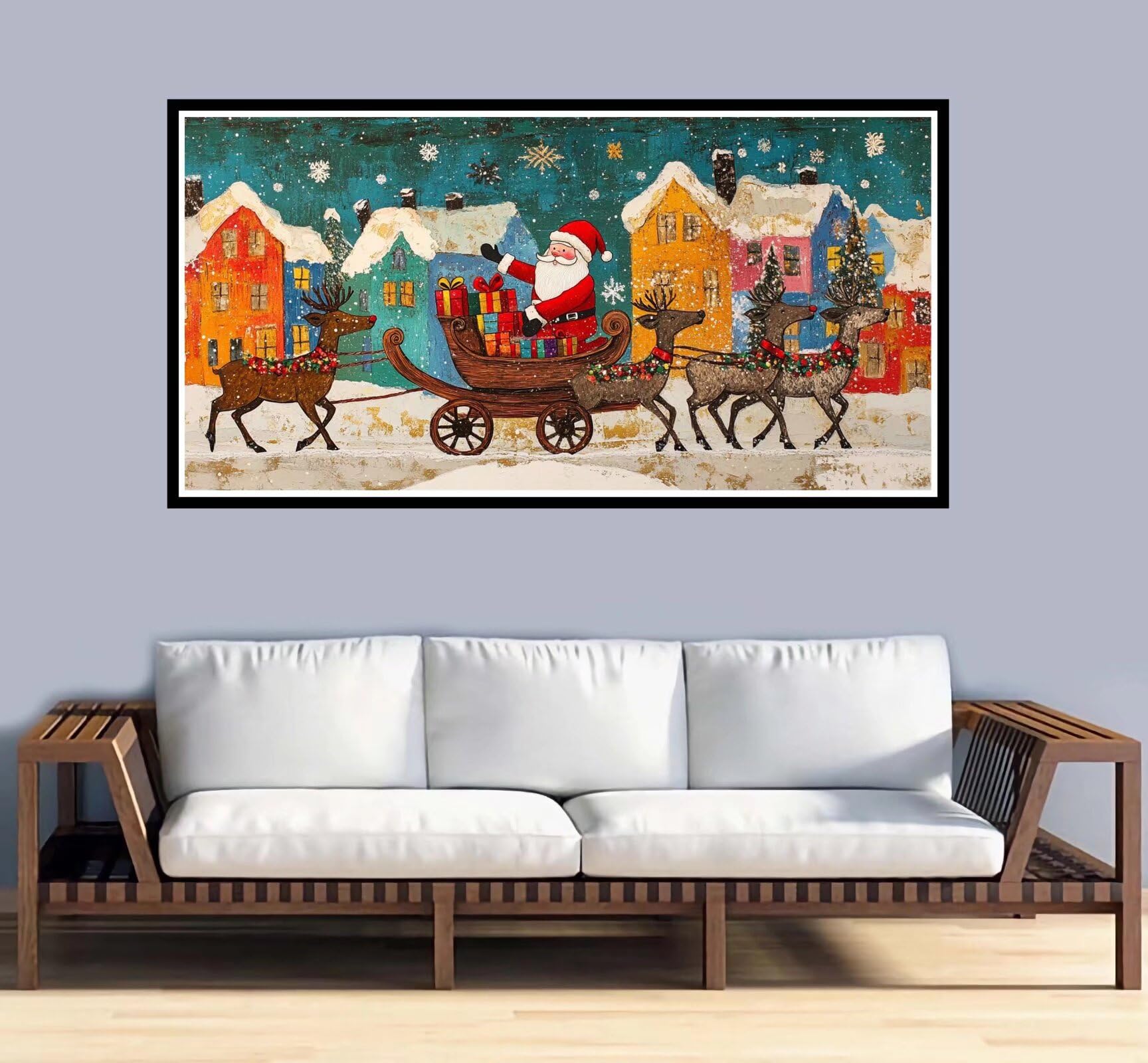 Grande Dipingere con i Numeri 60x120cm Dipingere con i Numeri Adulti Natale Paint by Numbers Hobby Creativi Adulti e Principianti fai da te Kit Completo Craftoria,Decorazioni Casa Regalo Cervo-y1164