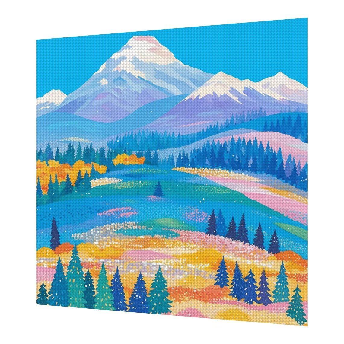 Wiosenne zestawy artystyczne z diamentami dla dorosłych, 61 x 79 cm, małe malarstwo diamentowe, użytki zielone, płótno, kryształ, sztuka i rękodzieło, zestawy DIY, zestawy hobbystyczne, 5D, obrazy do
