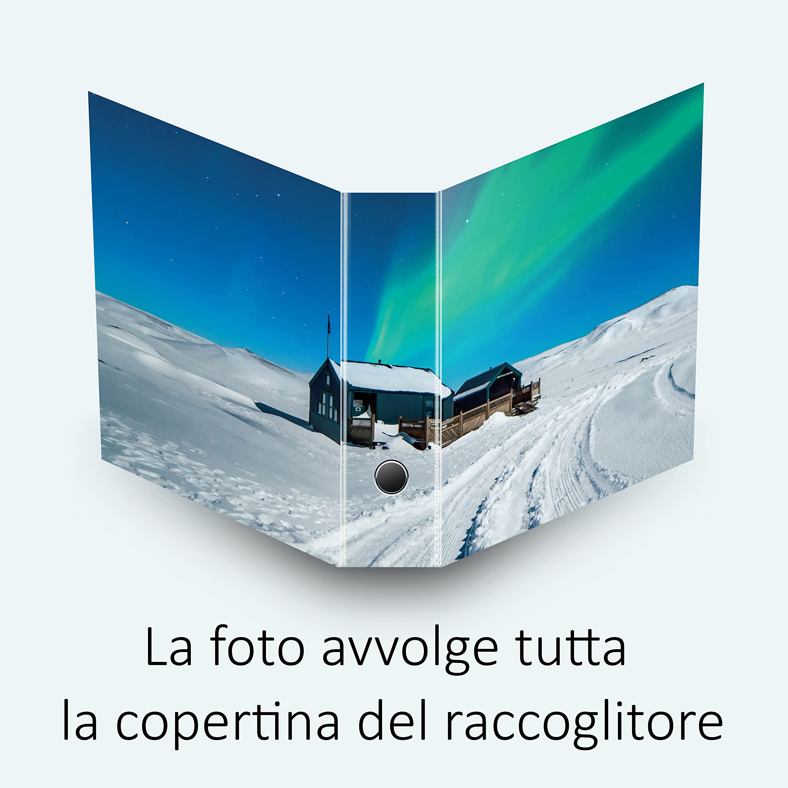 Set da 4 raccoglitori ad anelli - AURORA (H31 cm con 4 anelli)