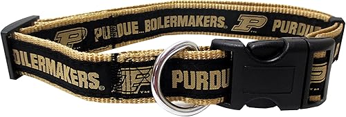 Miniatura 65 de Collar para mascotas NCAA - Resistente, fuerte, duradero y ajustable, collar de perro NCAA -, Alabama Crimson Tide, S, Team Colors Marea carmesí