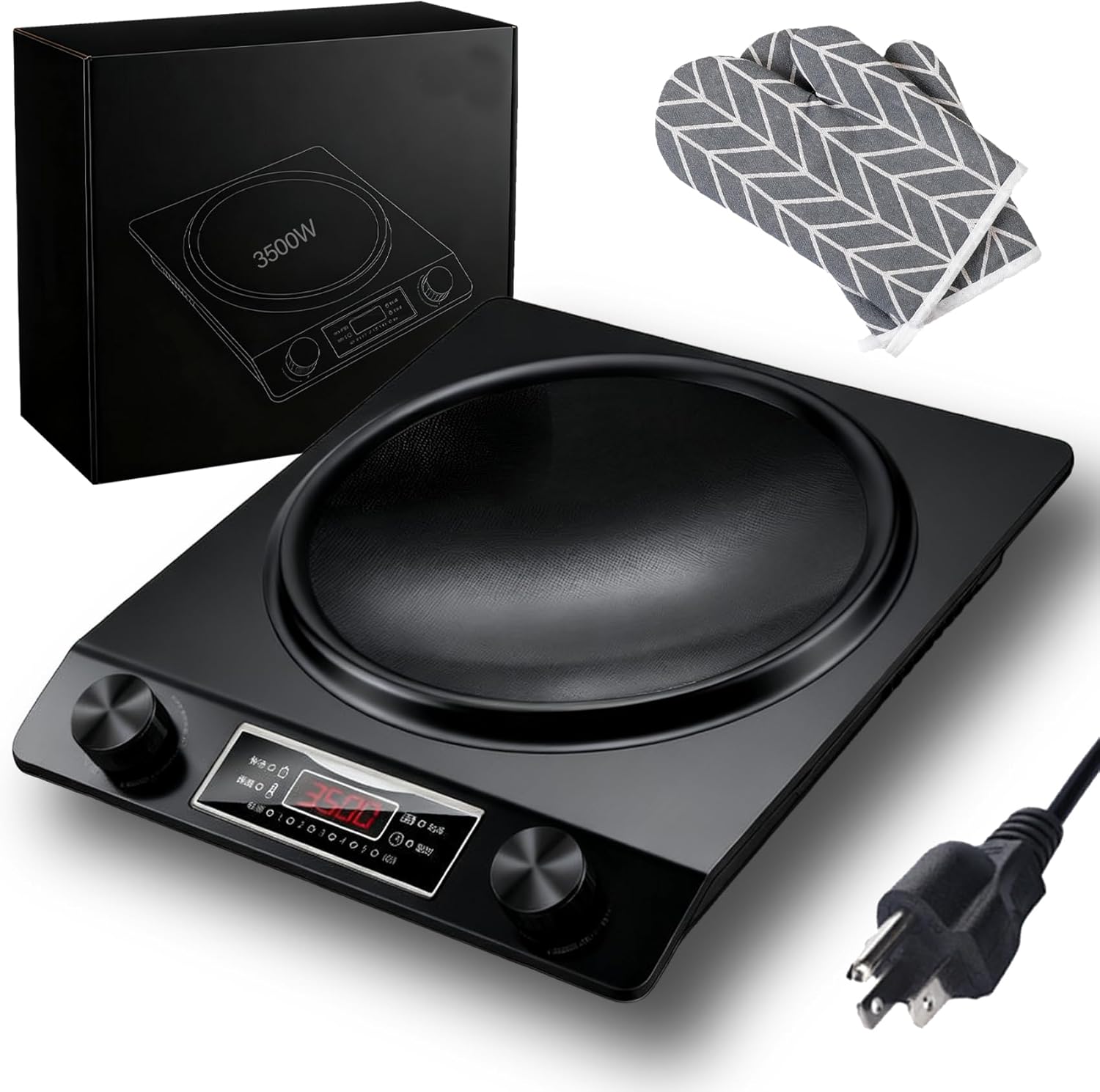 Estufa Vitrocerámica 1 Puesto 33.5 cm Empotrable 110V