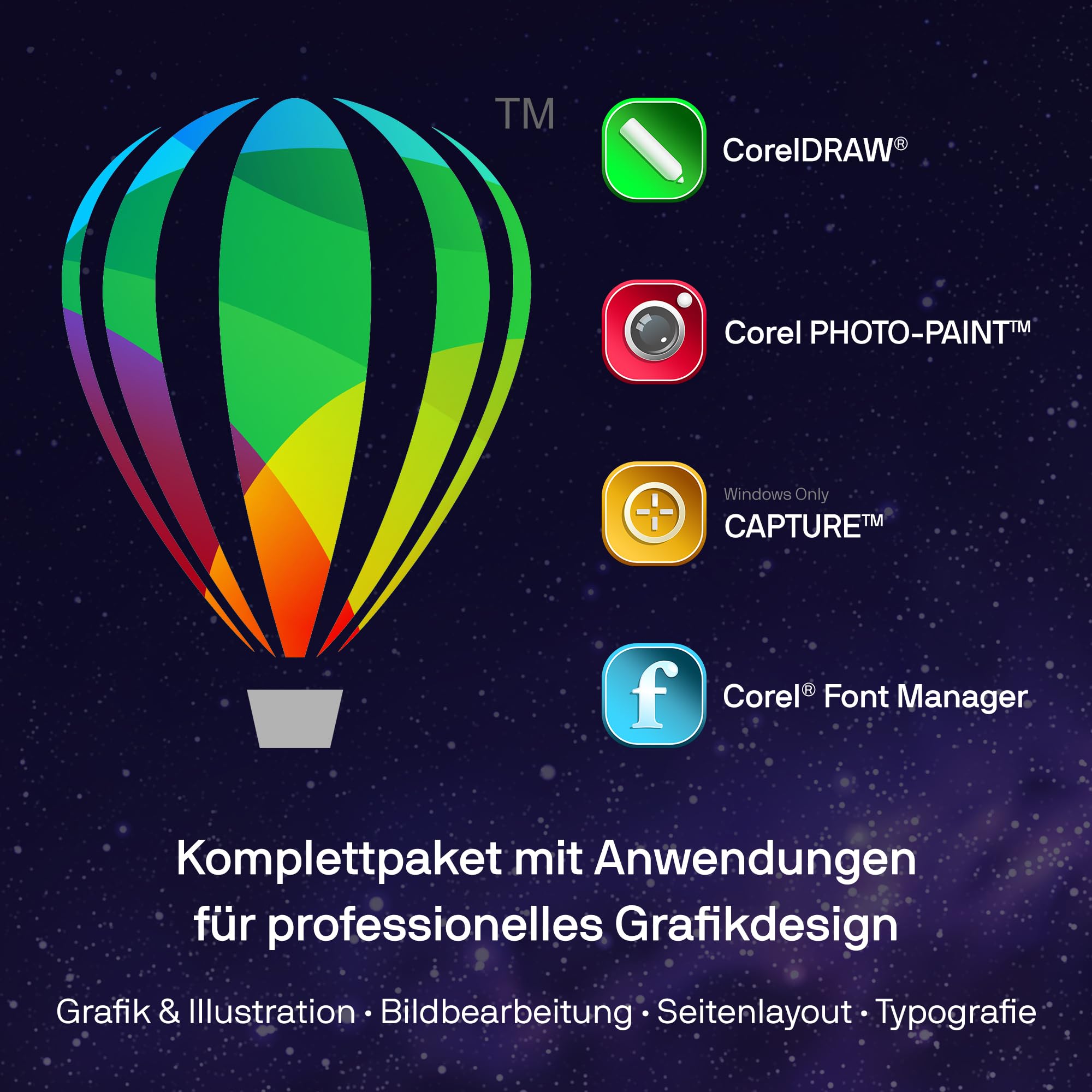 CorelDRAW Graphics Suite 2025 | Perpetual | 1 Gerät | 1 Benutzer | Aktivierungscode per Email