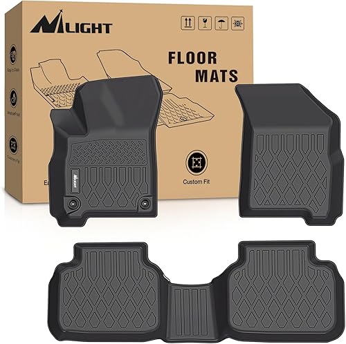 Miniatura 1 de Nilight Alfombrillas TPE para Dodge Journey 2011 2012 2013 2014 2015 2016 2017 2018 2019 2020, ajuste personalizado para todo tipo de clima