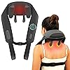 Snailax Cordless Neck Shoulder Massager with Soothing Heat, Upgarded 4D Deep Tissue Kneading, Shiatsu Back Massager Pillow for Neck, Traps, Back, Gifts for Men Women Mom Dad