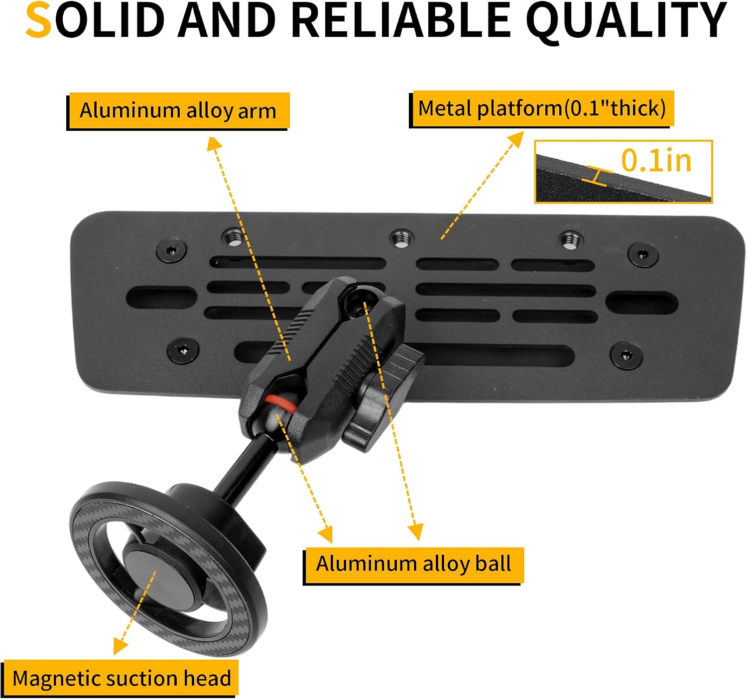 Magnetic Phone Mount for 1997-2006 Jeep Wrangler TJ Accessories