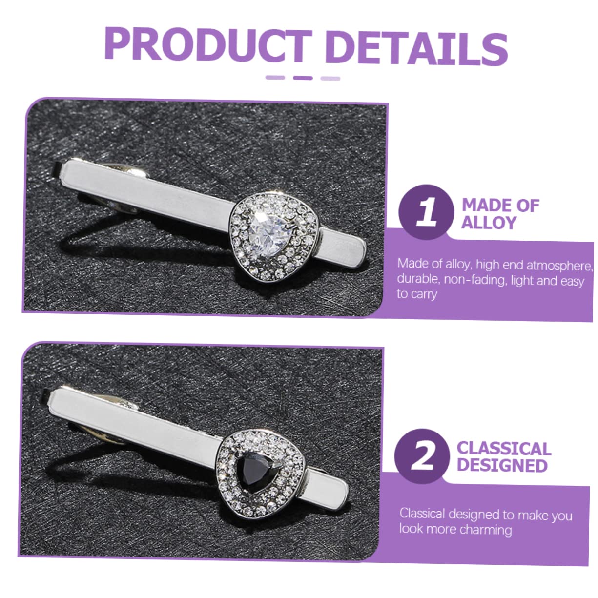 VALICLUD Para Corbata Corbatas Pajaritas Ropa Para Vestir Alfiler Para Cuello Para Ropa Alfiler Para Ropa Para Corbata De Hombre Accesorios Para