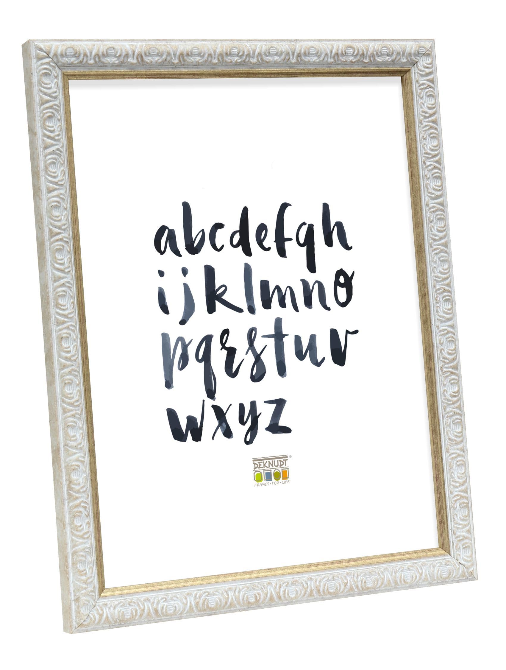 Deknudt Photo Frames, Resin, White, 20 x 25 cm