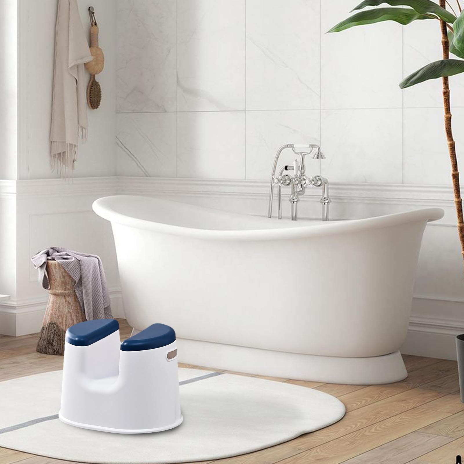 Banco de bañera, Silla de baño de Seguridad en Forma de U, Ayuda de baño, Banco Auxiliar de baño para Ancianos para el hogar, Dormitorio, apartamento, Banco de baño Antideslizante para duchas seguras | Banco Auxiliar de baño para Ancianos para el hogar, D