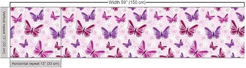 Miniatura 57 de Ambesonne Tela Geométrica por Yarda, Diseño Monocromo Patrón Abstracto de Líneas Continuas sobre Fondo Liso, Tela de Punto Elástico para Ropa